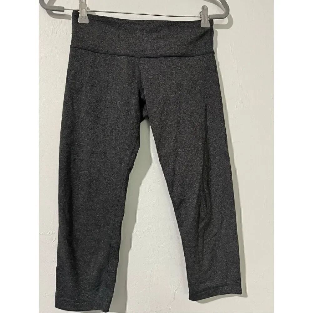 Lululemon Dark Gray capri cropped 6
